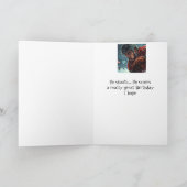 Happy Hockey Birthday Fun Humor Kaart (Binnen)