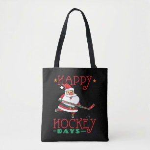 Happy Hockey-dagen - Hockey-kerst Tote Bag
