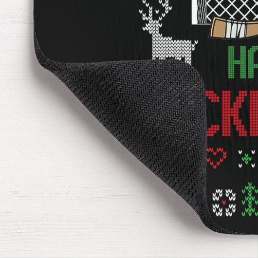 Happy Hockey Days Hockeydays Ugly Christmas Xmas S Muismat (Hoek)