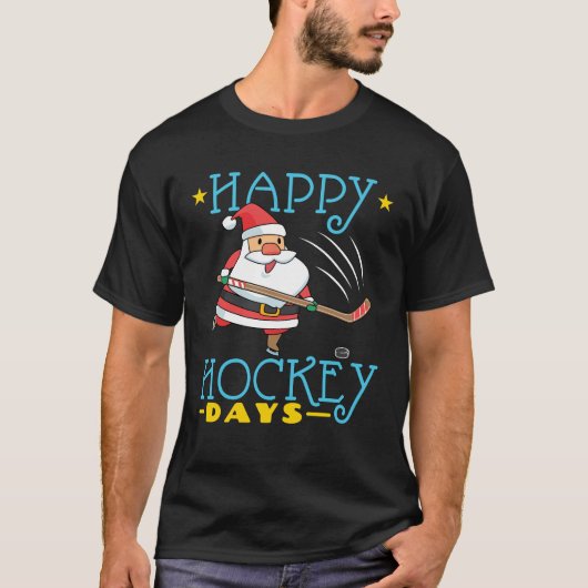 Happy Hockey Days Kerstkerstkerstkerstkerstkerstke T-shirt (Voorkant)