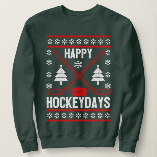 Happy Hockeydays Funny Kersti Hockey Player Trui (Design voorkant)