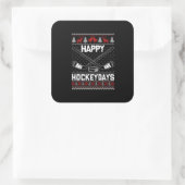 Happy Hockeydays Funny Kersti Hockey Player Vierkante Sticker (Tas)