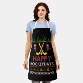 Happy Hockeydays Hockey-kerstcadeau Schort