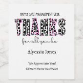 Happy Hoesje Management Week Wijn Etiket (Enkel label)