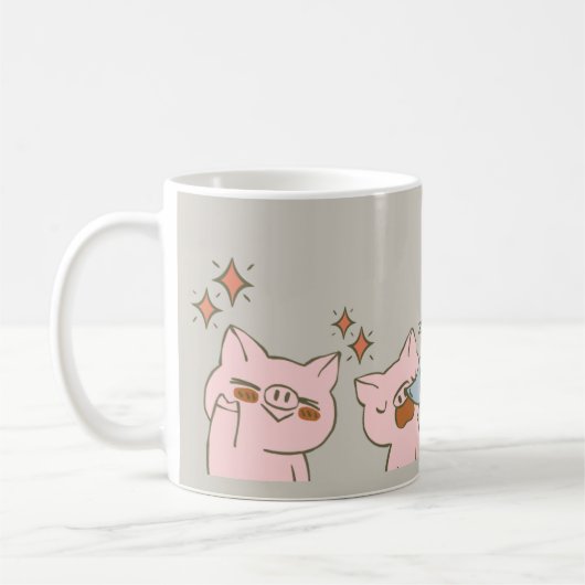 Happy Hog Koffiemok (Links)