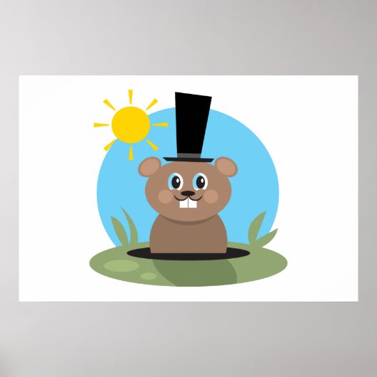 Happy Hog Poster (Voorkant)