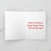 Happy Hoggy Days Christmas cards Feestdagen Kaart (Binnen)