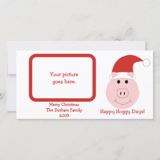 Happy Hoggy Days Foto Kerst Kaarten