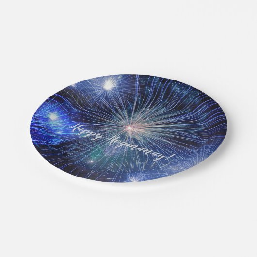 Happy Hogmanay Schotse Nieuwjaarsviering Papieren Bordje (Gekanteld)