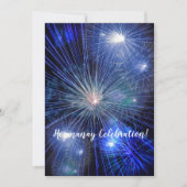 Happy Hogmanay viering Vuurwerk Nieuwjaar Kaart (Voorkant)