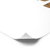 Happy Hokidays! kerstvoet Poster (Hoek)