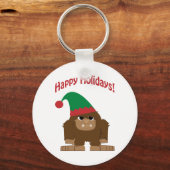 Happy Hokidays! kerstvoet Sleutelhanger (Voorkant)