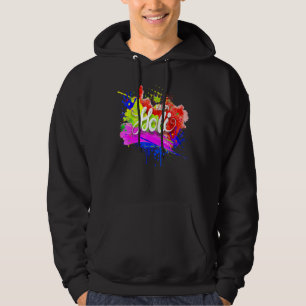 Happy Holi 2022 India Colors Spring Festival Hindu Hoodie