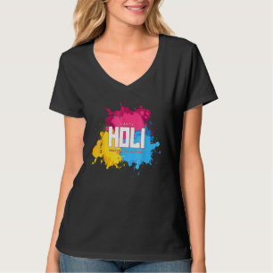 Happy Holi 2022 Indische feestkleur India Hi T-shirt
