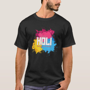 Happy Holi 2022 Indische feestkleur India Hi T-shirt