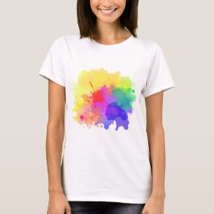 Happy Holi achtergrond. Hindoeïsme, verf. T-shirt