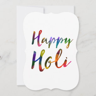 Happy Holi Bokeh Lights Kaart