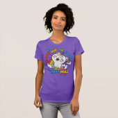 Happy Holi Cat T-shirt (Voorkant volledig)