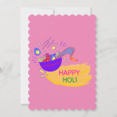 "Happy Holi - een feestelijke kunst" Kaart (Voorkant)