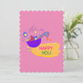 "Happy Holi - een feestelijke kunst" Kaart (Staand voorkant)