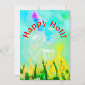 Happy Holi Feestdagenkaart (Voorkant)
