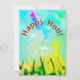 Happy Holi Feestdagenkaart