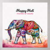 Happy Holi - Festival Colors Poster (Voorkant)