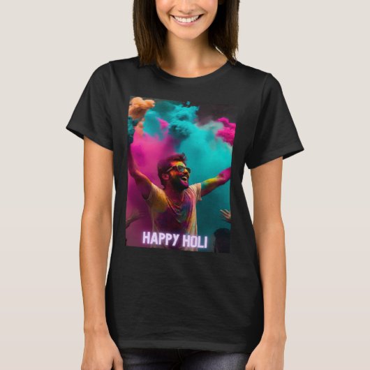 Happy Holi Festival Outfit T-shirt (Voorkant)