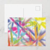 Happy Holi, festival van kleuren, holi hai Briefkaart (Voorkant / Achterkant)