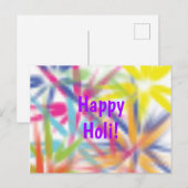 Happy Holi, festival van kleuren, holi hai Briefkaart (Voorkant / Achterkant)