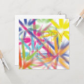 Happy Holi, festival van kleuren, holi hai Kaart (Voorkant / Achterkant in situ)