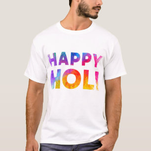 Happy Holi Festival van kleuren T-shirt