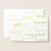 HAPPY HOLI FOLIE KAARTEN (Voorkant met envelop)