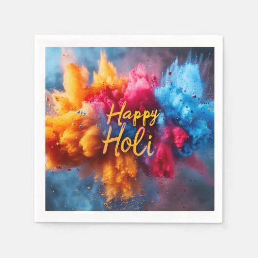 Happy Holi servet (Voorkant)