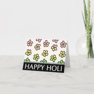 happy holi spring festival feestdagen kaart