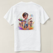 Happy Holi  T-shirt (Design achterkant)