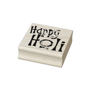 HAPPY HOLI! - Uw beste wensen voor alle mensen Rubberstempel