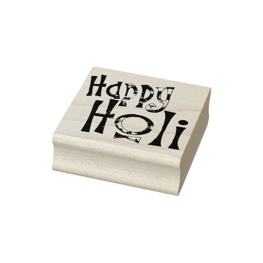 HAPPY HOLI! - Uw beste wensen voor alle mensen Rubberstempel (Stempel)