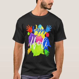 Happy Holi voor Kids Jongens Peuter Meisjes India T-shirt