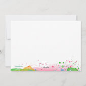 Happy Holi Wenskaart Feestdagenkaart (Achterkant)