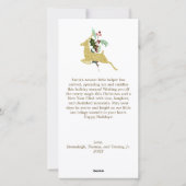 Happy Holiday Baby Foto Kerstmis Groet Feestdagenkaart (Achterkant)