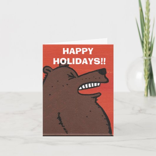 Happy Holiday beer kaart (Voorkant)