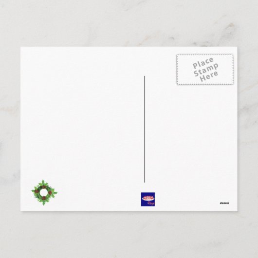 Happy Holiday Briefkaart (Achterkant)