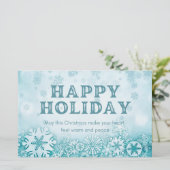 Happy Holiday Briefpapier (Staand voorkant)