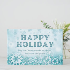 Happy Holiday Briefpapier