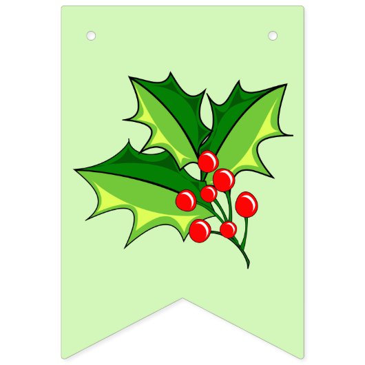 Happy Holiday Bunting Flags Vlaggetjes (Eerste vlag)