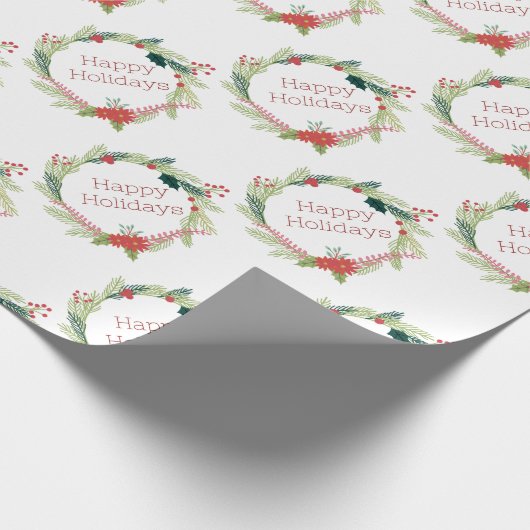 Happy Holiday Cadeaupapier (Hoek)