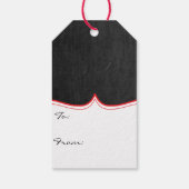 Happy Holiday Candy Cane Design Cadeaulabel (Achterkant)