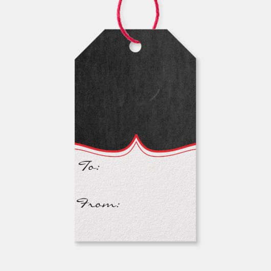 Happy Holiday Candy Cane Design Cadeaulabel (Achterkant)