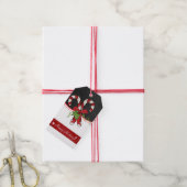 Happy Holiday Candy Cane Design Cadeaulabel (Met Touw)